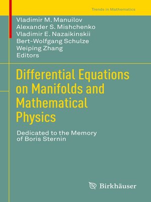 cover image of Differential Equations on Manifolds and Mathematical Physics